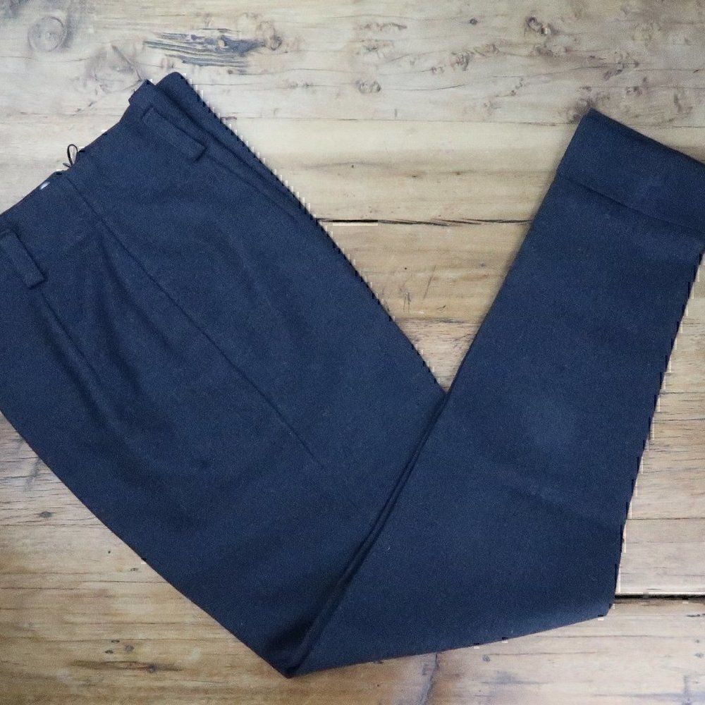 MONDI DARK GREY WOOL HIGH WAIST SKINNY BUSINESS TROUSER PANTS WOMENS SIZE 4